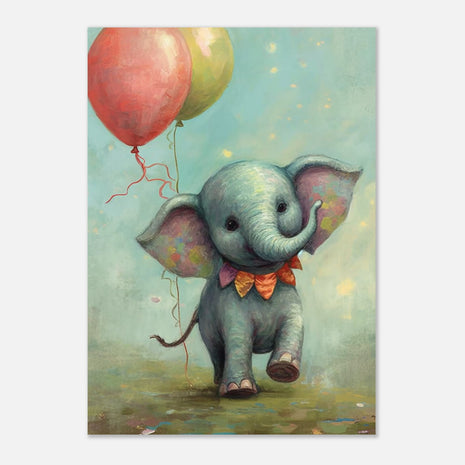 Elephant kids room poster