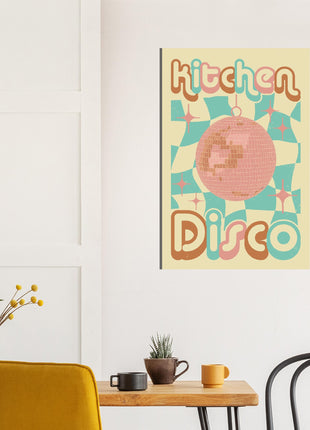 Kitchen Disco Retro Kitchen Poster