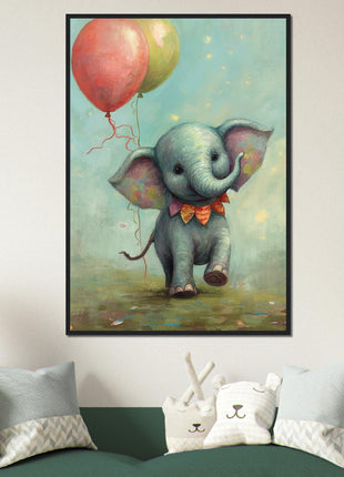 Elephant kids room poster