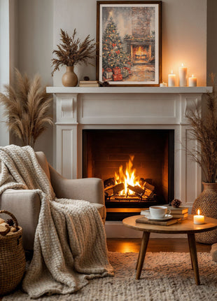 Cozy Christmas Fireplace